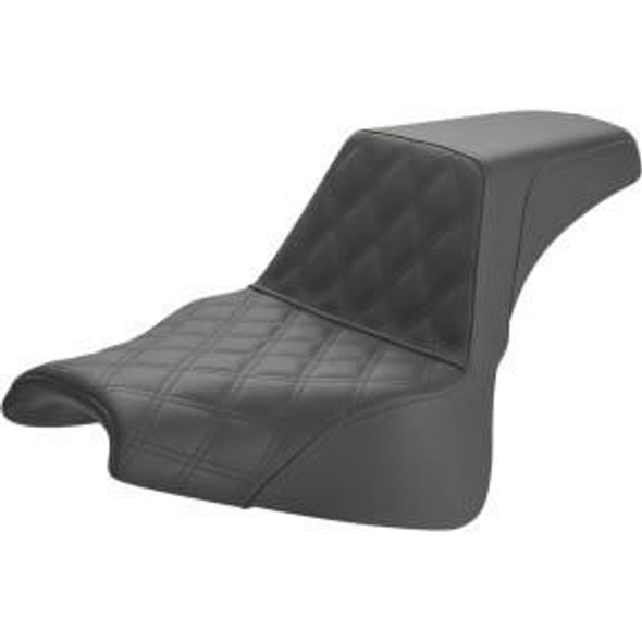 Saddlemen Seats Saddlemen - Step Up Front Lattice Stitch Seat - fits '18 & Up FXFB/FXFBS Models 