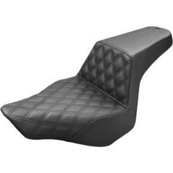 Saddlemen - Step Up Front Lattice Stitch Seat - fits '13-'17 FXSB Models
