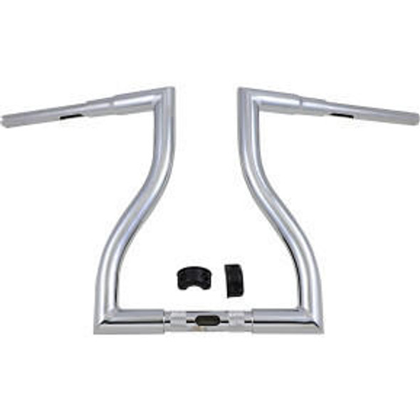 LA Choppers - 1½" Chrome Thresher Handlebars fits '15-'20 FLTRX/FTRU/FLTRK and '18-'20 FLHRXS Models (16" Rise)