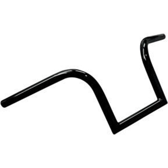  LA Choppers - Gloss Black 1" Old School 8" Bourbon Ape Hanger Handlebar 