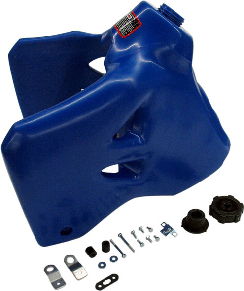 Ims Products Inc. - 115521-B2 - Large-Capacity Gas Tank - Blue - Kawasaki/Suzuki - 4.0 Gallon