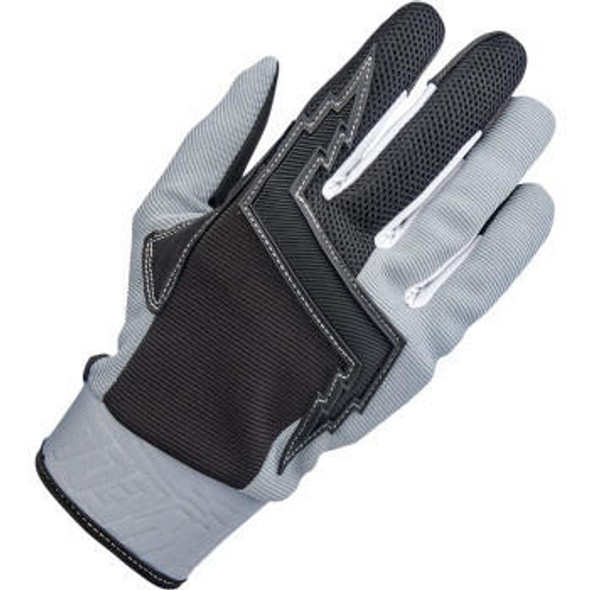  Biltwell Baja Gloves - Gray/Black 