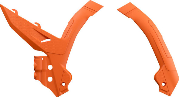 Polisport - 8500100002 - Frame Guards - '16 OEM Orange - KTM
