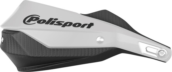 Polisport - 8308800019 - Trail Blazer Handguards - White/Black