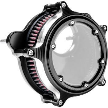 Performance Machine - Contrast Cut™ Vision Series Air Cleaner fits '17-'21 Harley M8 Touring, '18-'21 M8 Softail Models