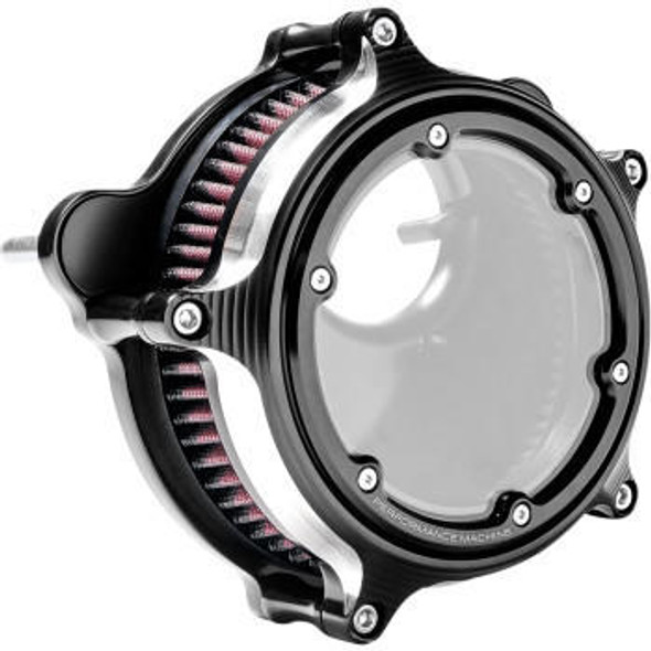  Performance Machine - Contrast Cut™ Vision Series Air Cleaner fits '17-'21 Touring, '18-'21 M8 Softail Models 