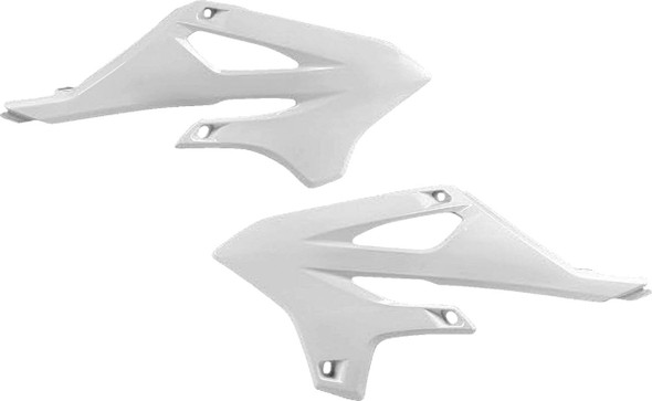Polisport - 8477800002 - Radiator Cover - White - YZ 85