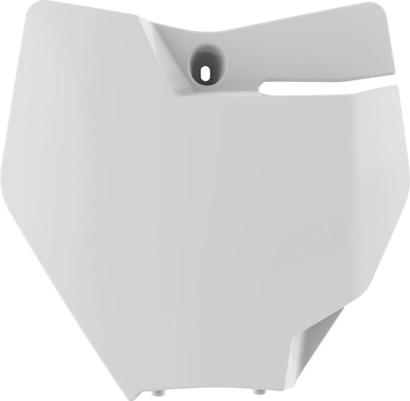 Polisport - 8666200001 - Number Plate - OEM White - SX 85