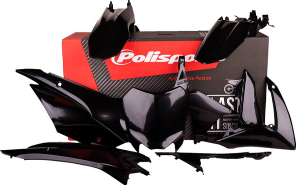 Polisport - 90539 - Body Kit - Complete - Black - CRF 110F