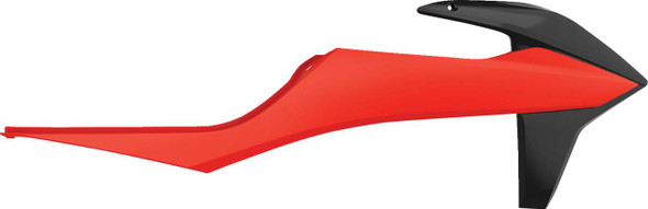 Polisport - 8422100007 - Radiator Cover - Fluorescent Orange/Black - KTM