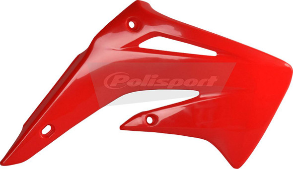 Polisport - 8410600001 - Radiator Cover - '04 OEM Red - CR 85R