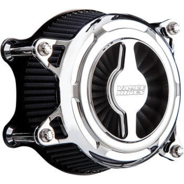  Vance and Hines - Chrome VO2 Blade Air Intake fits '17-'23 Touring  Models 