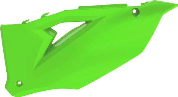Polisport - 8423500005 - Side Panels - Lime Green - KX 250/450 F