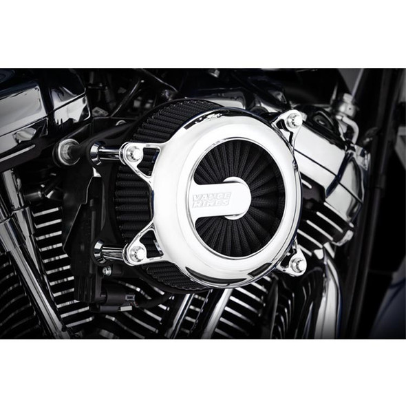 Vance & Hines - Chrome VO2 Rogue Air Intake Kit fits '01-'17 Twin Cam EFI Models & '99-'06 CV Carb - Cable Throttle