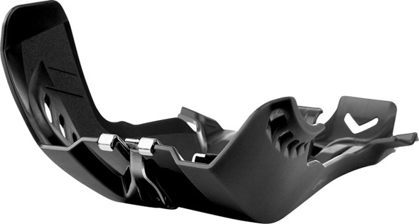 Polisport - 8472100001 - Fortress Skid Plate - Black - Gas Gas | Husqvarna | KTM