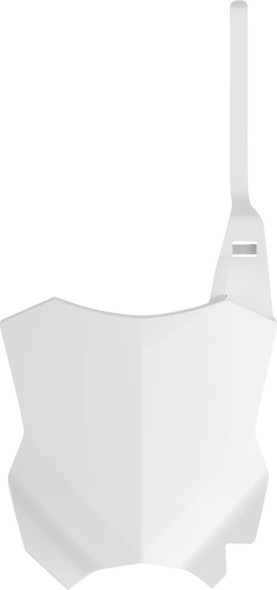 Polisport - 8665900011 - Number Plate - Restyle - White - KX 125/450