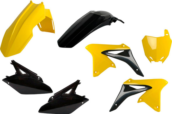 Polisport - 90838 - Body Kit - Yellow/Black - RM-Z 250