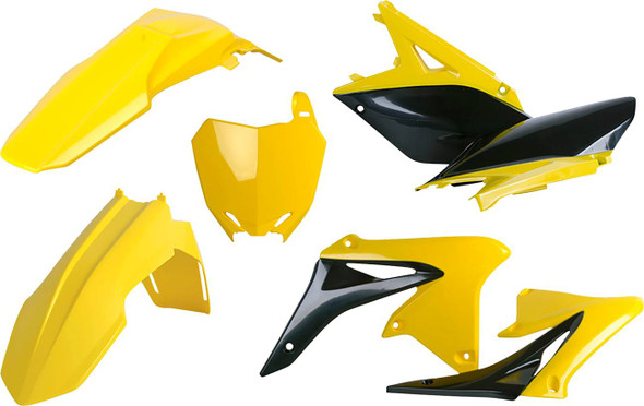 Polisport - 90727 - Body Kit - '17 OEM Yellow/Black - RM-Z 250