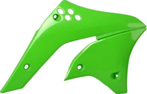 Polisport - 8426200006 - Radiator Cover - OEM Green - KX 250F