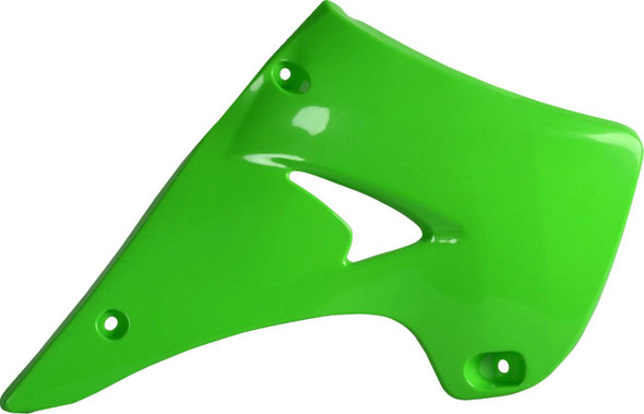 Polisport - 8429100007 - Radiator Cover - OEM Green - KX 125/250