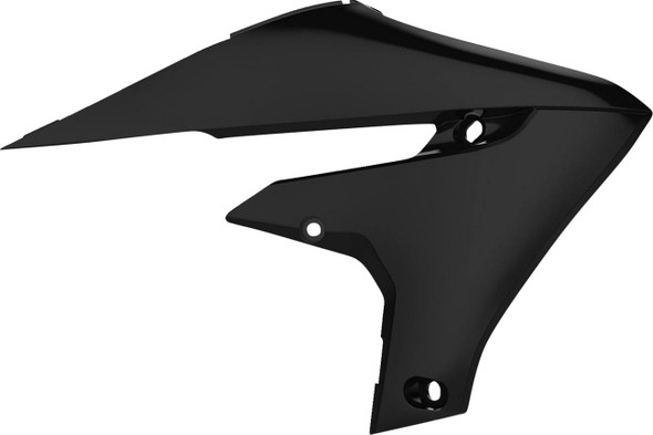 Polisport - 8415100003 - Radiator Cover - Black - Yamaha