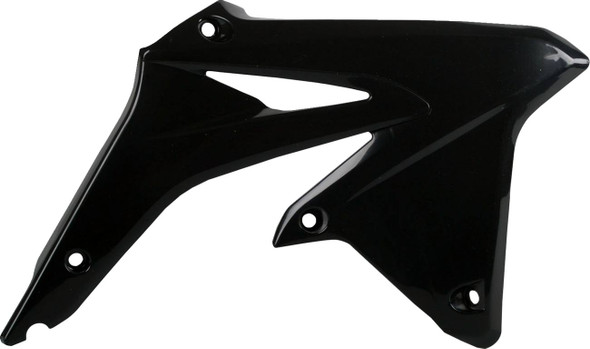 Polisport - 8412500002 - Radiator Cover - Black - RMZ 450