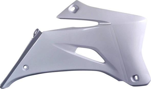 Polisport - 8426100005 - Radiator Cover - White - YZ 250F/450F
