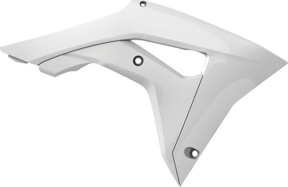 Polisport - 8414800002 - Radiator Cover - White - CRF 250R/450R