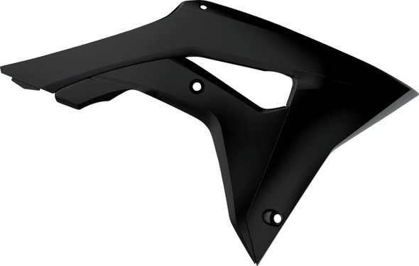 Polisport - 8414800003 - Radiator Cover - Black - CRF 250R/450R