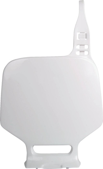 Polisport - 8662300002 - Number Plate - White - YZ 80/85