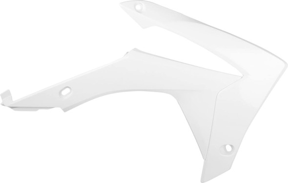 Polisport - 8417100002 - Radiator Cover - White - CRF 250R/450R