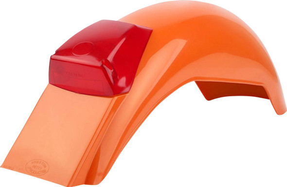 Polisport - 8555700001 - Fender - Rear - Enduro - Pumpkin Orange