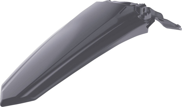 Polisport - 8596100004 - Fender - Rear - Gray - Kawasaki - KX