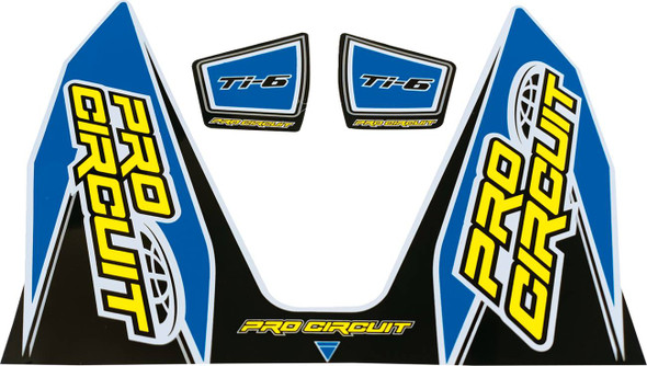 Pro Circuit - DC22TI6-LB - Ti-6 Decal - Light Blue