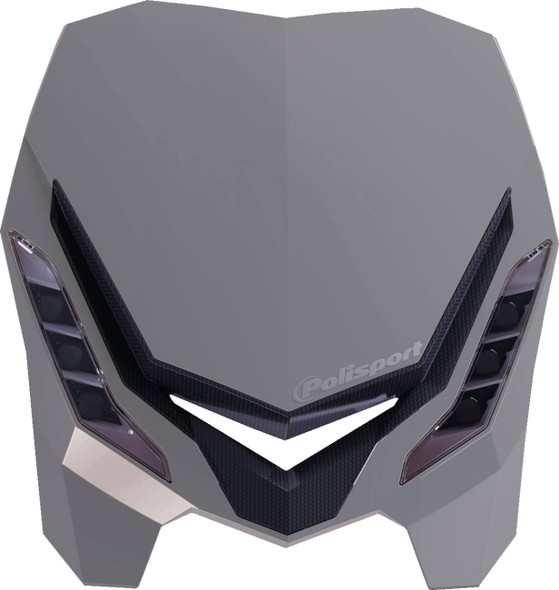 Polisport - 8670800005 - E-Blaze LED Headlight - Gray/Black