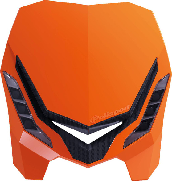 Polisport - 8670800006 - E-Blaze LED Headlight - Orange/Black