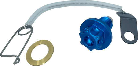 Psr - 00-01943-25 - Magnetic Drain Plug - M8 x 1.50 x 17 mm - Blue - Kawasaki | Suzuki