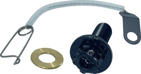 Psr - 00-01944-22 - Magnetic Drain Plug - M10 x 1.50 x 22 mm - Black - Kawasaki