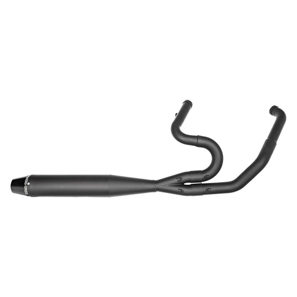 Sawicki - 2 in 1 Mid-Length Black Exhaust fits '95-'16 FLH/FLT Models