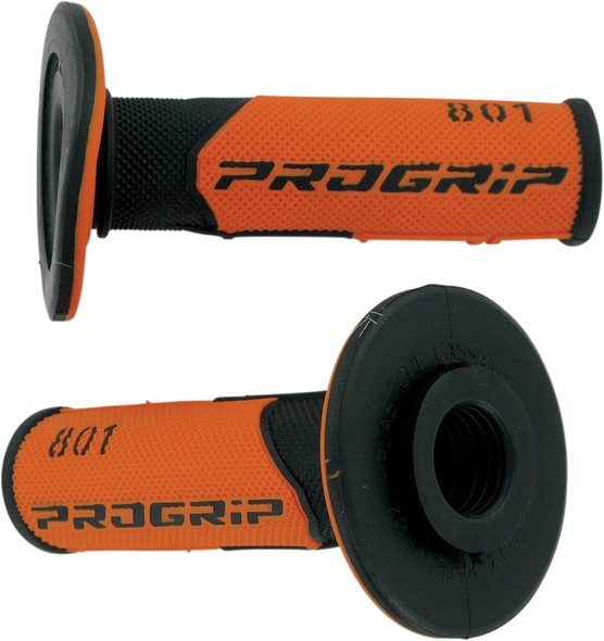 Pro Grip - PA080100NEAC - 801 Hybrid Duo-Density Cross Grips - Black/Orange
