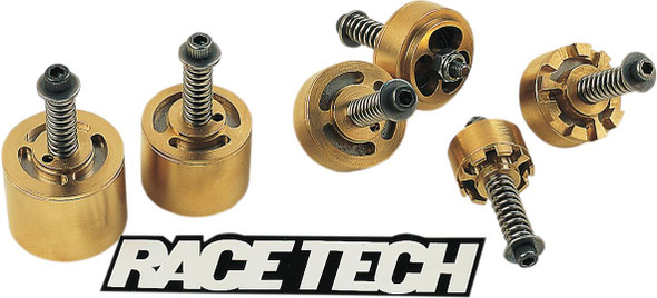 Race Tech - FEGV 4101 - Gold Valve Cartridge Fork Emulators for Damping Rod Forks - 41.00 mm
