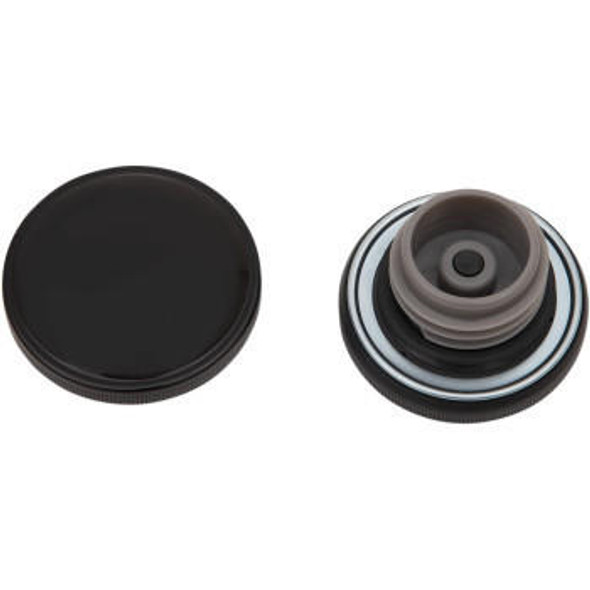  Drag Specialties - Gloss Black Screw-In Gas Cap W/ Vent fits '99-'20 Big Twin and L'96-'20 XL Models 