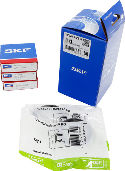 Skf - VKWB-R-25-B - Wheel Bearings with Seals Kit - Rear - Husqvarna/Sherco