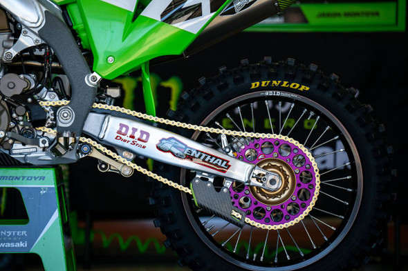 Renthal - 224U-520-51GPPE - Rear Sprocket - Aluminum - 51 Tooth - Purple