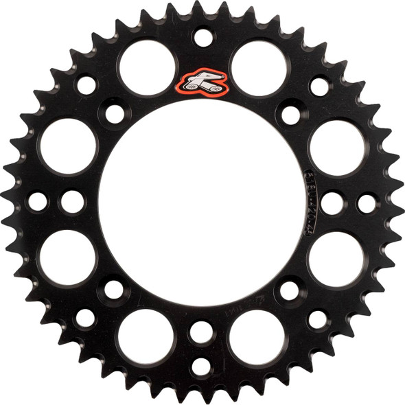 Renthal - 518U-420-46GPBK - Rear Sprocket - Aluminum - 46 Tooth - Black - KTM