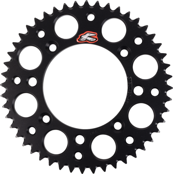 Renthal - 518U-420-48GPBK - Rear Sprocket - Aluminum - 48 Tooth - Black - KTM