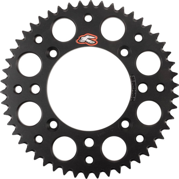 Renthal - 518U-420-50GPBK - Rear Sprocket - Aluminum - 50 Tooth - Black - KTM