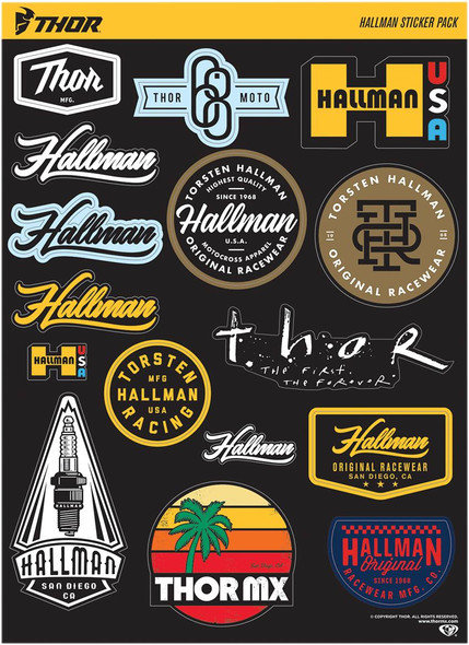 Thor -  - Decal Sheet - Hallman - S20 - Each