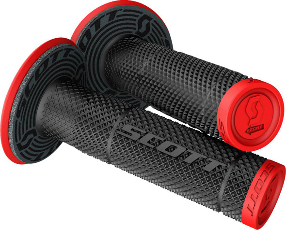 Scott - 219624-4959 - SX II + Donut Grips - Red/Black