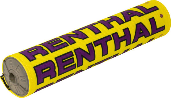 Renthal - P354 - Vintage SX Crossbar Pad - Yellow/Purple